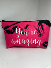 Load image into Gallery viewer, ‘Lady Boss’ Makeup Bag - Unique Kisses Cosmetics LLC
