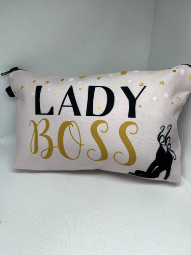 ‘Lady Boss’ Makeup Bag - Unique Kisses Cosmetics LLC