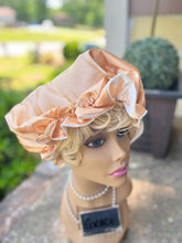 Load image into Gallery viewer, Hot Pink/Light Pink Satin Hair Bonnet - Unique Kisses Cosmetics LLC
